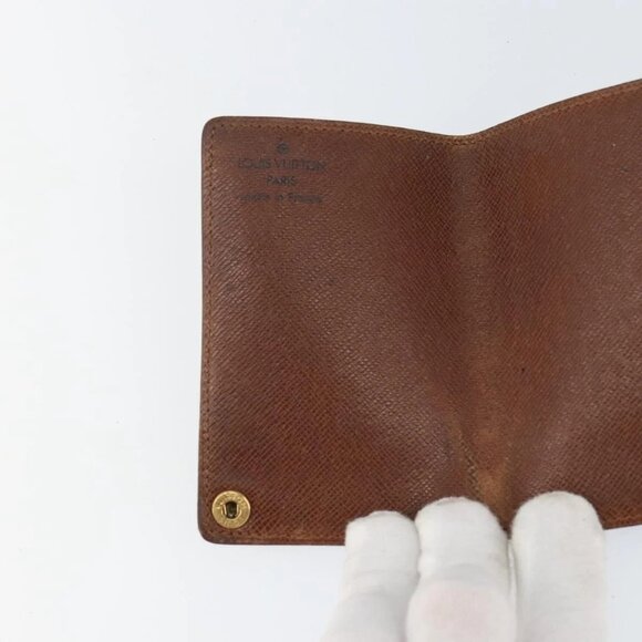 LOUIS VUITTON Monogram Porto Cartes Crdit Pression Card Case M60937 Auth th6343 - Picture 15 of 16